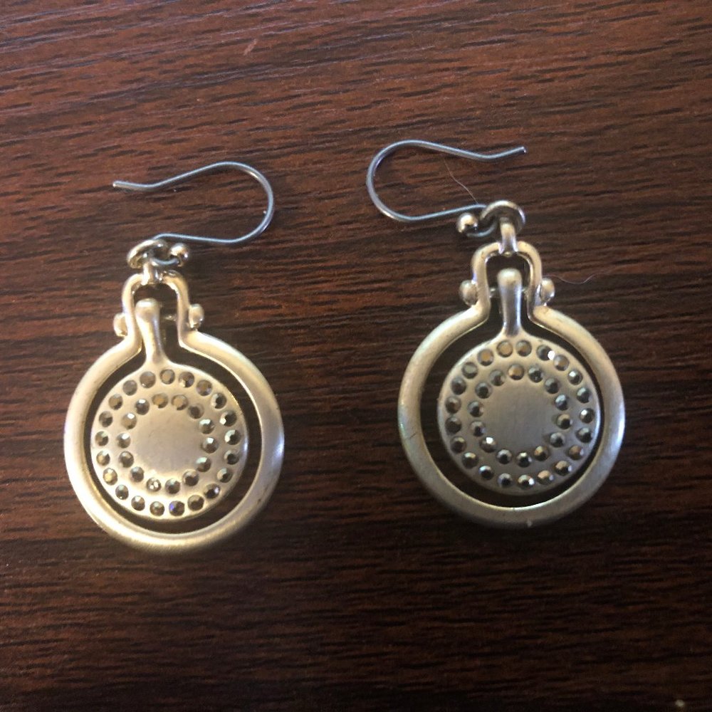 Gold Lucky brand earrings